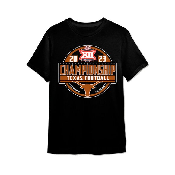 Texas Longhorns Big 12 Championship 2023 Football Champions Game Day Shirt 159 - Picture 1 of 5